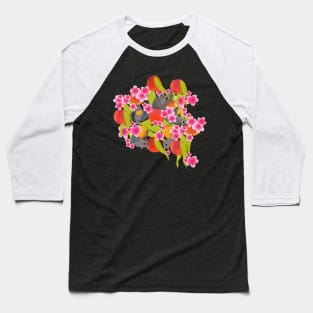 Bats in a Peach Tree Baseball T-Shirt